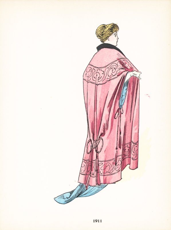 Moda feminina, 1911 de French School
