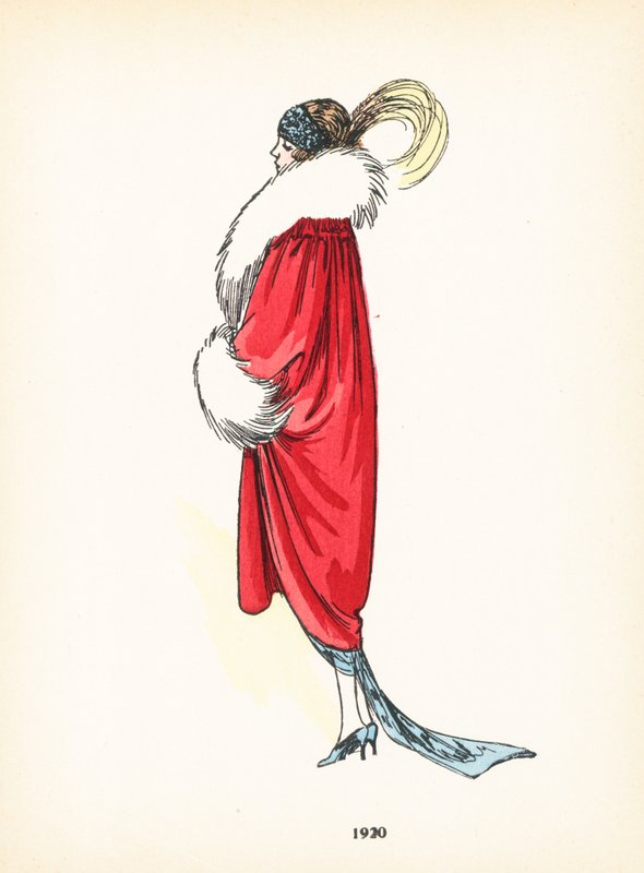 Moda feminina, 1920 de French School
