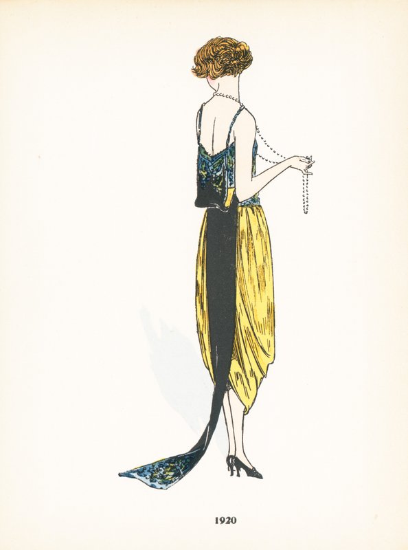 Moda feminina, 1920 de French School