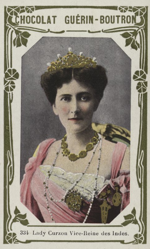 Lady Curzon, Vice-Reine des Indes (foto colorida) de French School