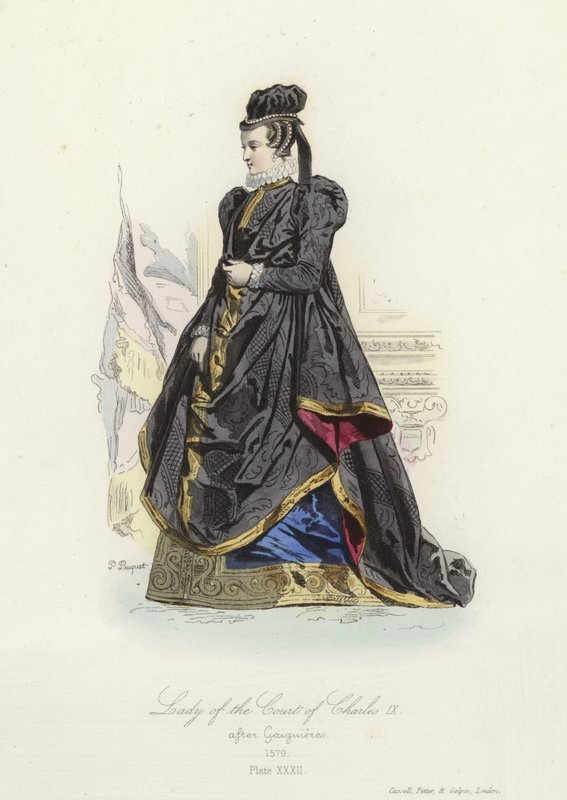 Senhora da corte de Carlos IX da França de French School