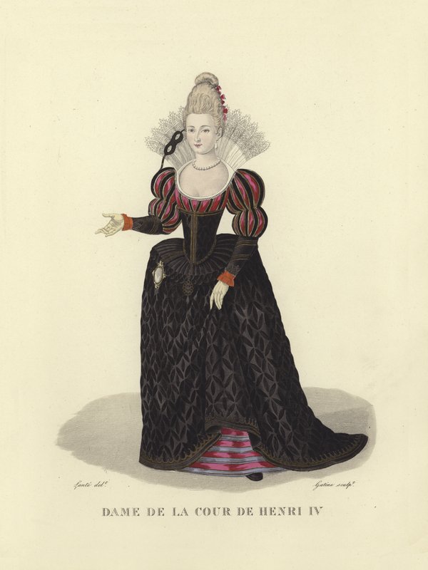 Senhora da corte de Henrique IV da França de French School
