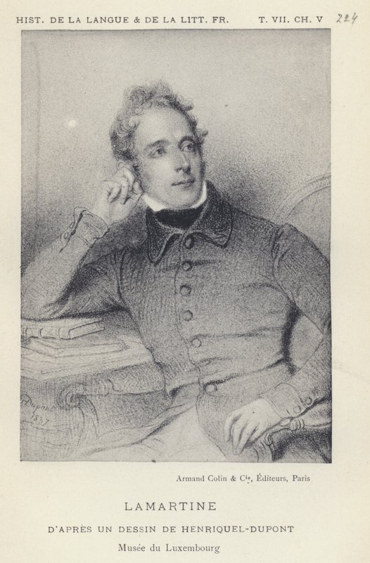 Lamartine (litho) de French School