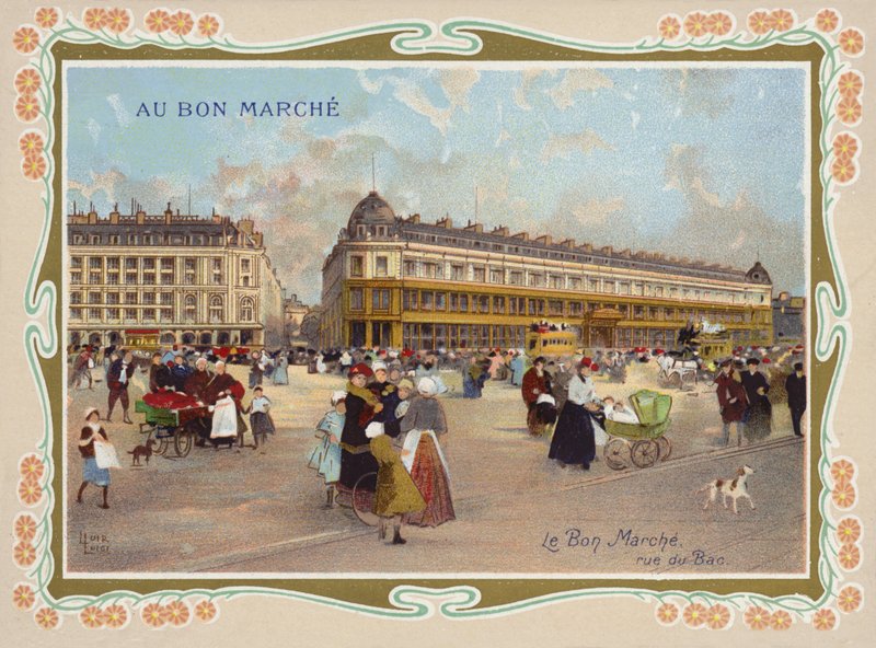 A boa caminhada, rue du Bac, Paris de French School