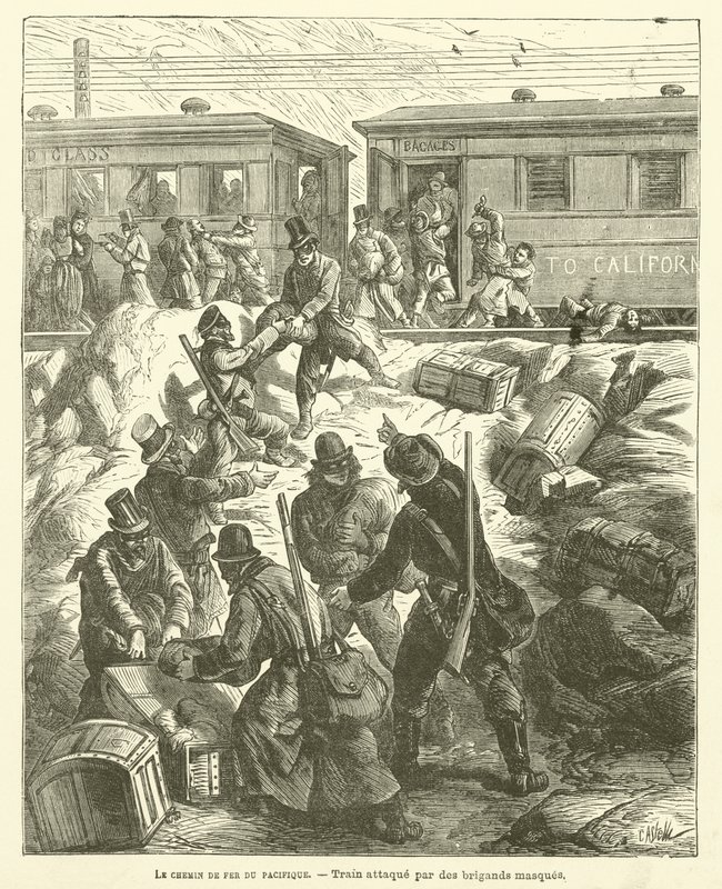 Pacific Railroad (gravura) de French School