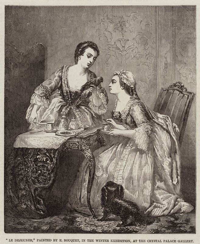 Le Dejeuner (gravura) de French School