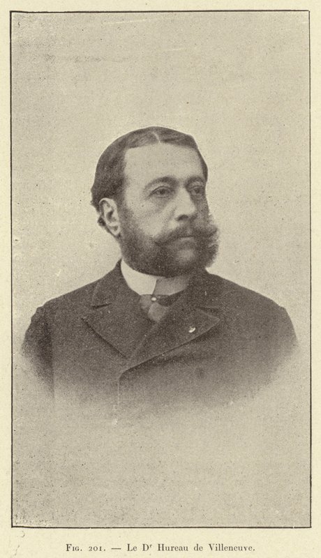 Dr. Hureau de Villeneuve (gravura) de French School