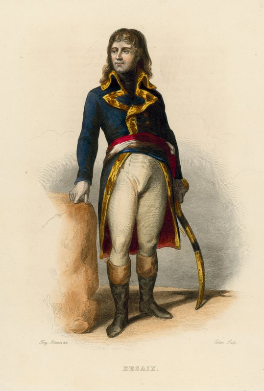 Le General Desaix (gravura a cores) de French School