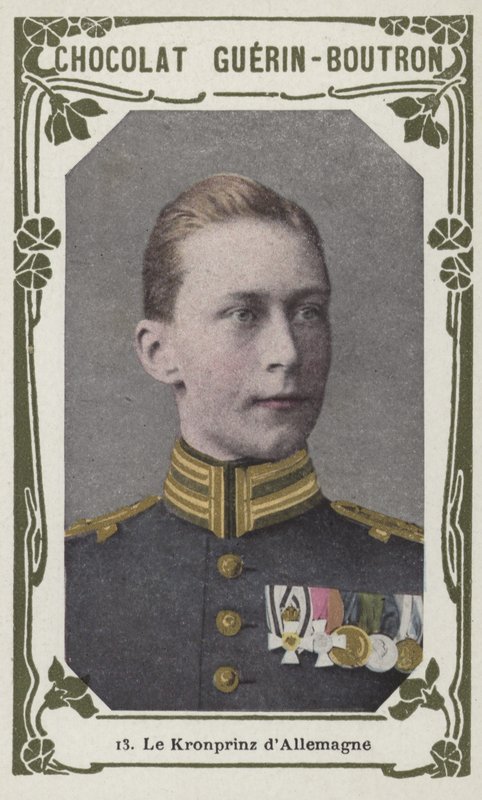O Kronprinz Alemanha (foto colorida) de French School