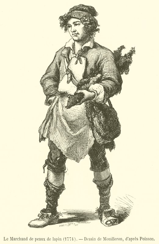 O Comerciante de Pele de Coelho de French School