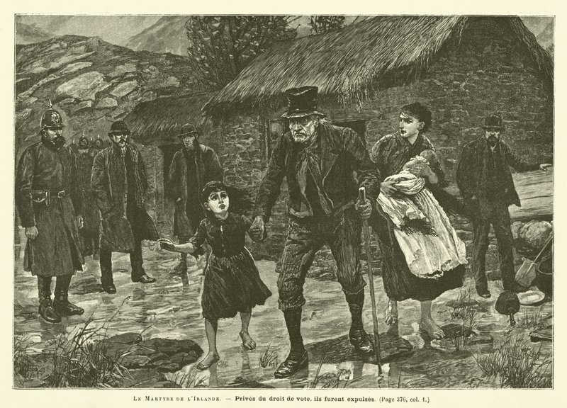 The Martyrdom Of Ireland (gravura) de French School