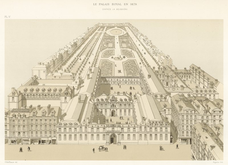 O Palácio Real em 1679, DApres La Boissiere de French School