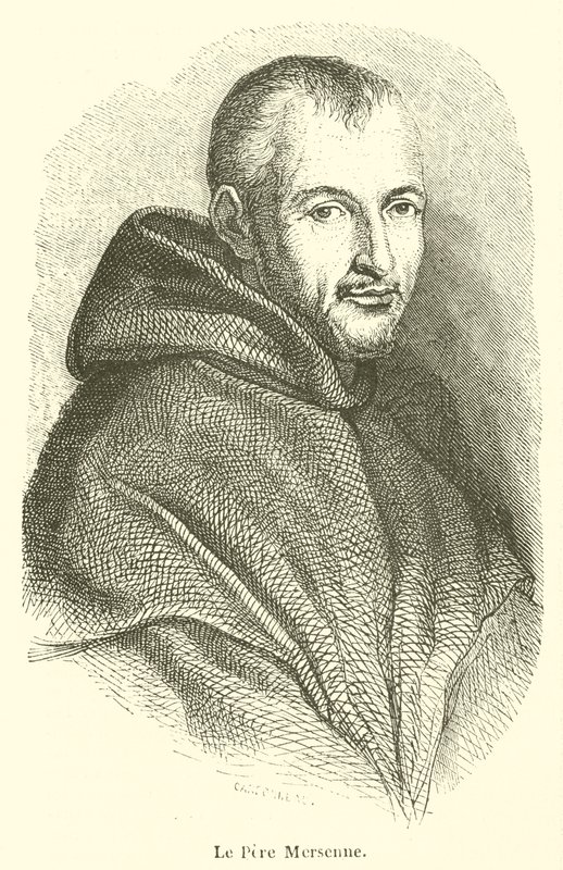 Le Pere Mersenne (gravura) de French School