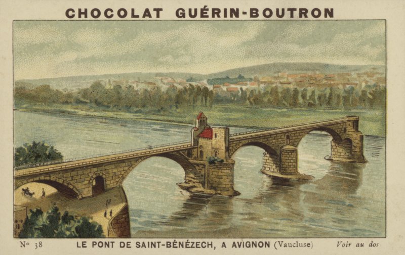 A ponte de Saint-Benezech, em Avignon, Vaucluse de French School