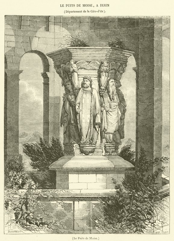 Le Puits de Moise (gravura) de French School