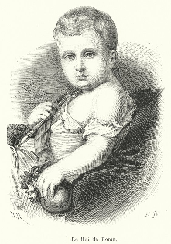 O Rei de Roma (gravura) de French School
