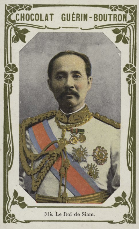 O rei de Sião (foto colorida) de French School