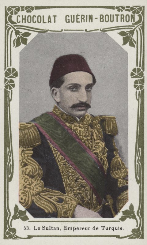 O sultão, imperador da Turquia (foto colorida) de French School