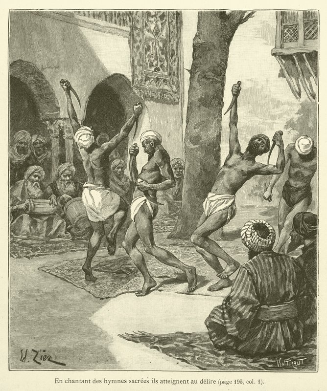 A Tekie (gravura) de French School