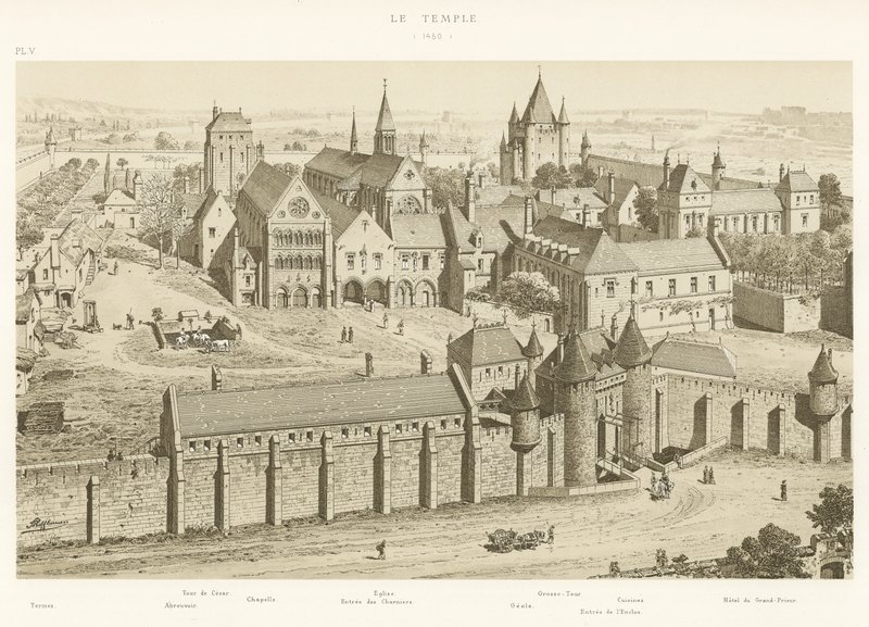 O templo, 1450 de French School