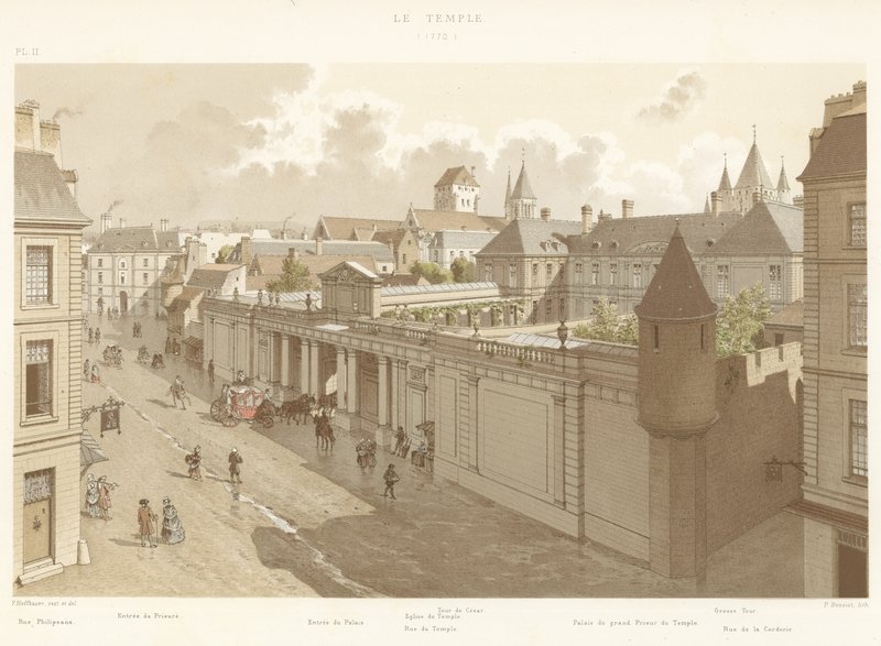 O templo, 1770 de French School