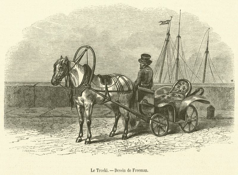 O Troski (gravura) de French School