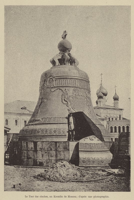 O Czar dos Sinos, no Kremlin de Moscovo (gravura) de French School