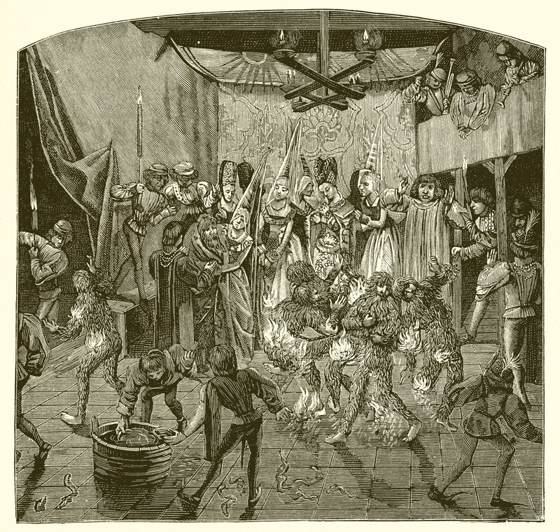 A bola ardente de French School
