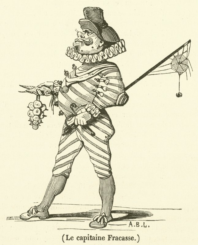 Capitão Fracasse (gravura) de French School