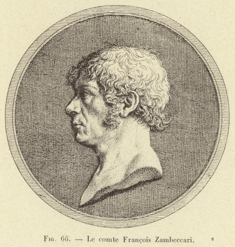 Conde François Zambeccari (gravura) de French School