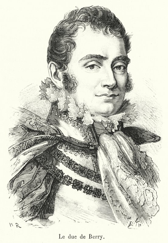 O Duque de Berry (gravura) de French School