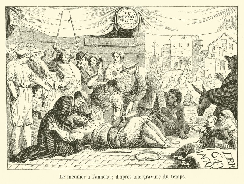 O moleiro tem o anel; depois de uma gravura de tempo de French School