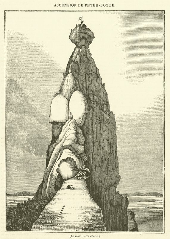 Monte Pedro-Botte (gravura) de French School