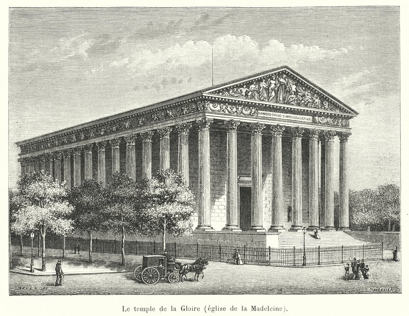 O Templo da Glória, Igreja da Madeleine de French School