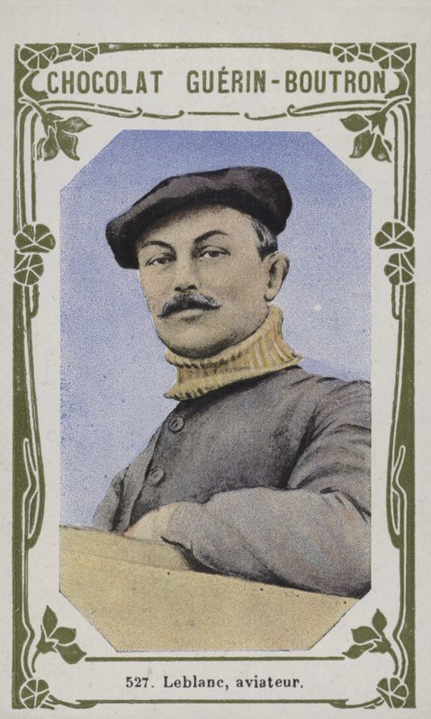 Leblanc, aviador (foto colorida) de French School