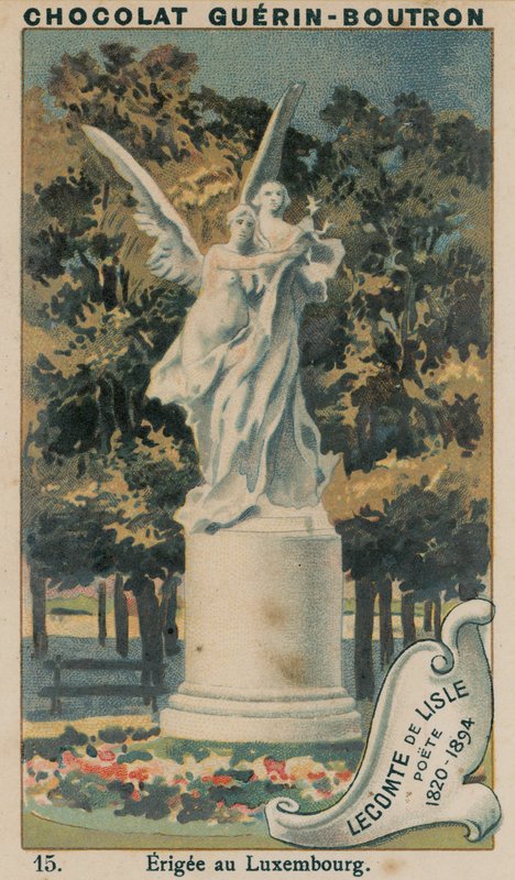 Lecomte de Lisle, Poete, 1820-1894, Erigee no Luxemburgo de French School