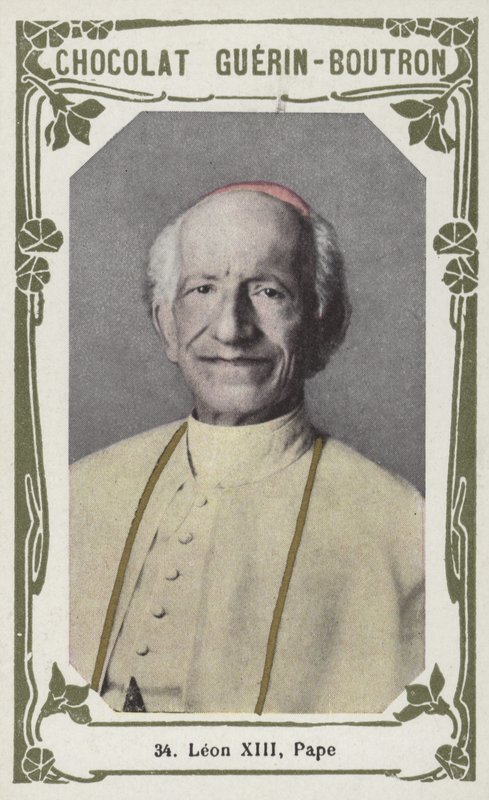 Leon XIII, Pape (foto colorida) de French School