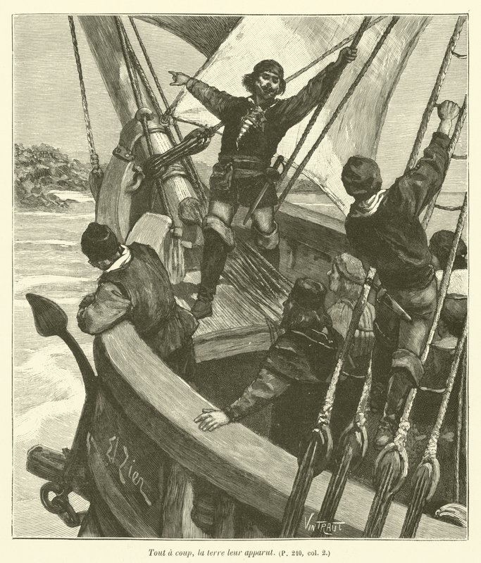 Os Descobrimentos de Jean Cousin (gravura) de French School