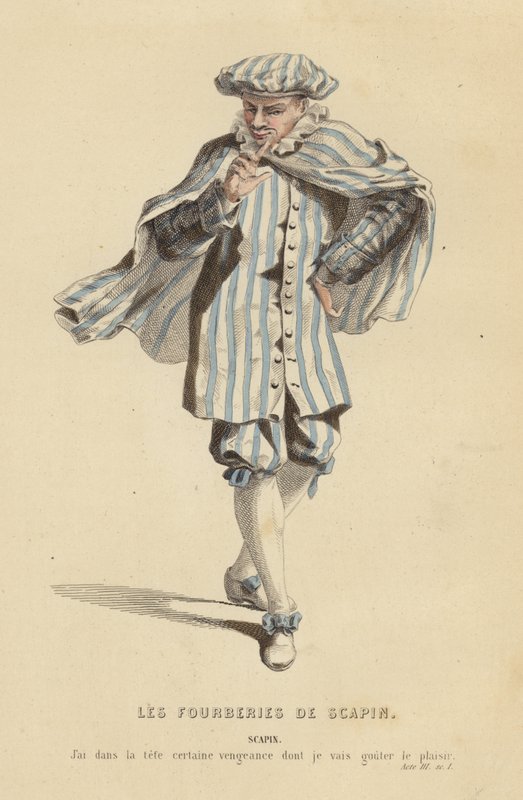 Os farrapos de Scapin de French School