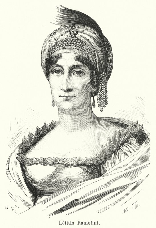 Letitia Ramolini (gravura) de French School