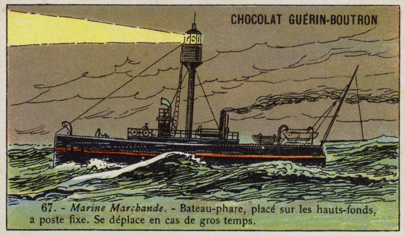 Nave de luz (chromolitho) de French School