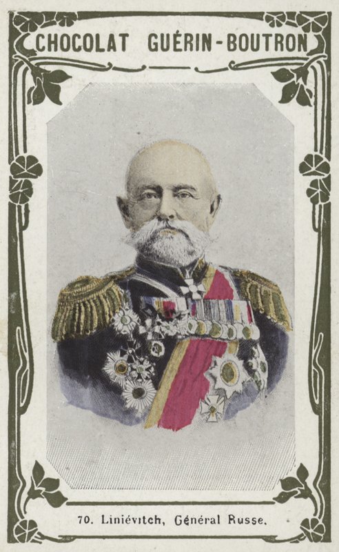 Linievitch, General Russe (foto colorida) de French School