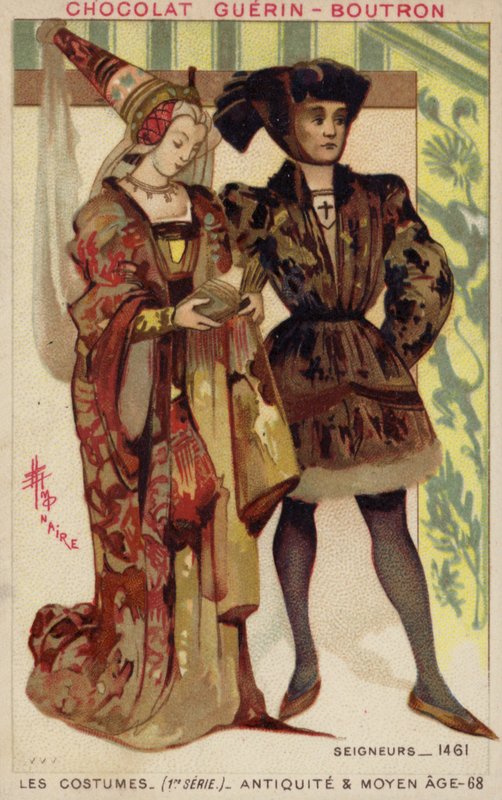 Senhor e senhora, 1461 de French School