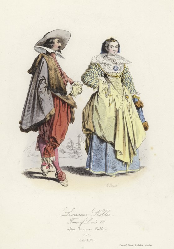 Lorena nobres da época de Luís XIII da França de French School
