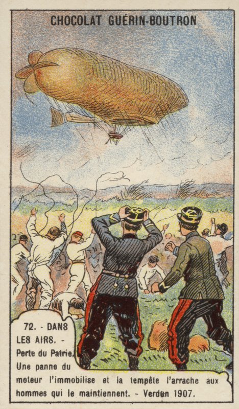 Perda do dirigível militar francês Patrie, Verdun de French School