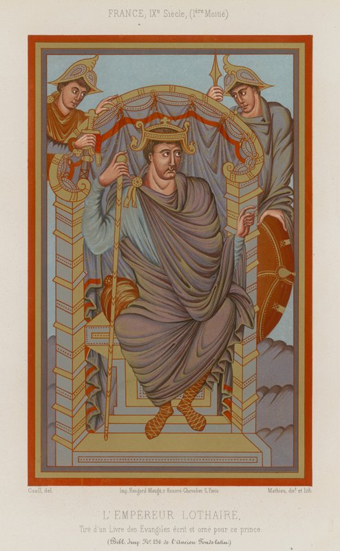 Lothair I, Sacro Imperador Romano de French School