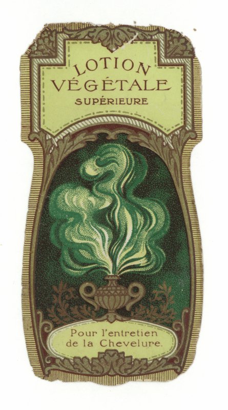 Etiqueta Superior Loção Vegetale de French School
