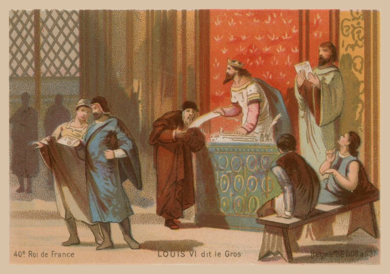 Louis VI da França, chamado de gordura (1081-1137) de French School