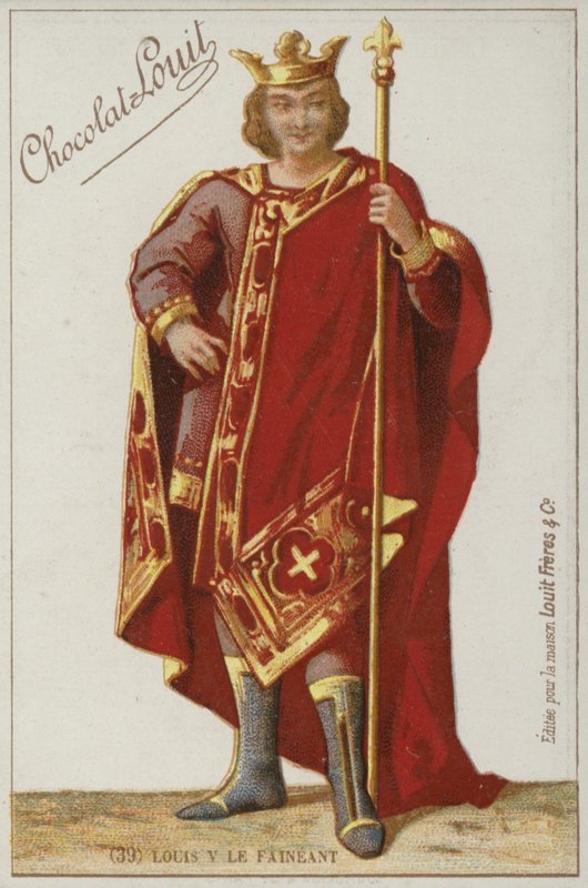 Louis V por Faineant de French School