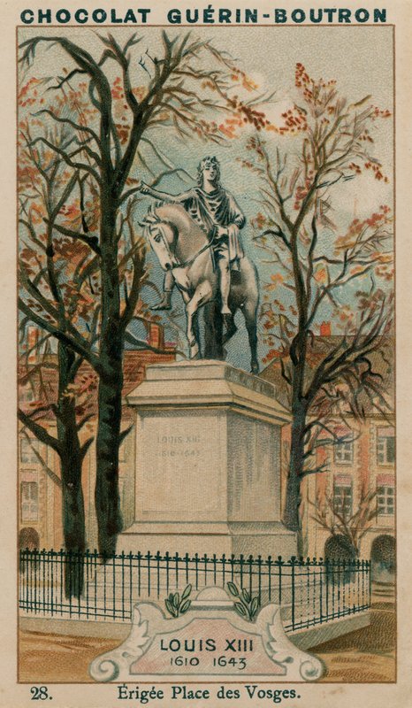 Louis XIII, 1610-1643, Erigee Place des Vosges de French School